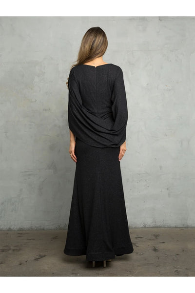 Eva USA 3470 Long Formal Glitter Mother of the Bride Dress - Mother of the Bride Dresses