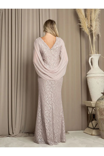 Eva USA 3471 Formal Long Mother of the Bride Dress - Mother of the Bride Dresses