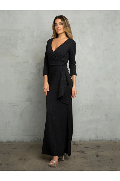 Eva USA 3472 Glitter Long Mother of the Bride Formal Dress - Mother of the Bride Dresses