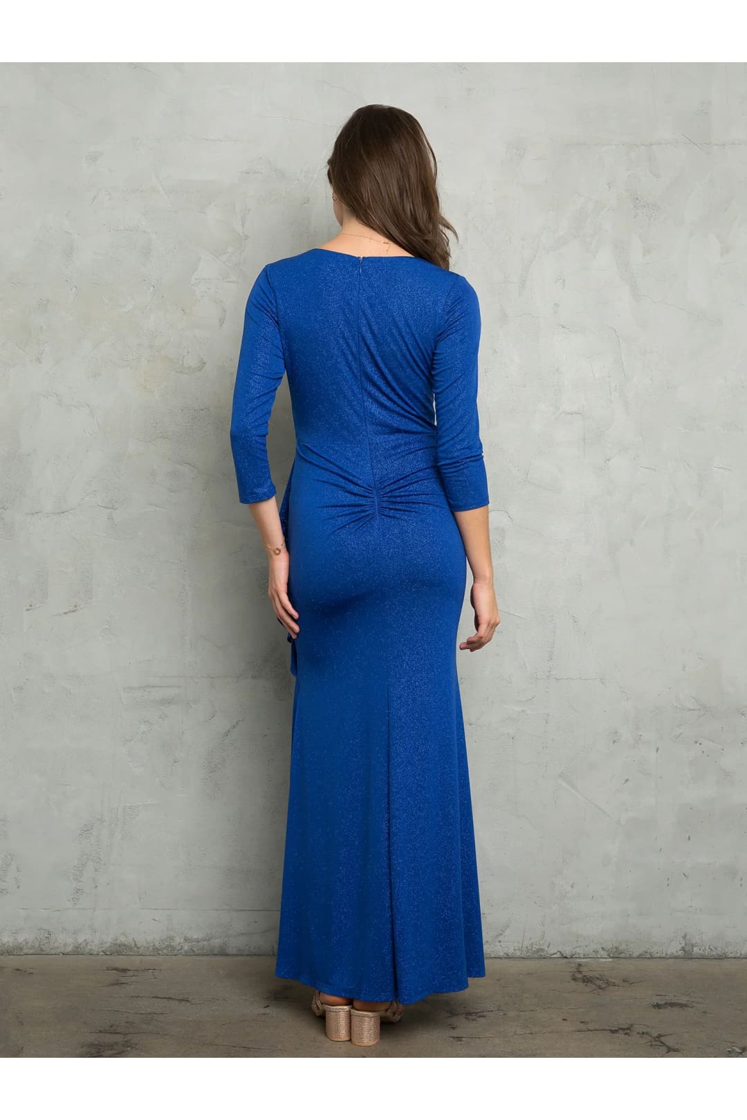 Eva USA 3472 Glitter Long Mother of the Bride Formal Dress - Mother of the Bride Dresses