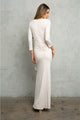 Eva USA 3472 V-Neck 3/4 Sleeve MOB Formal Dress - Dress