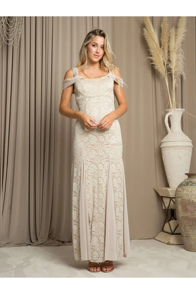 Eva USA 3475 Long Formal Glitter Evening Dress - Formal Dresses