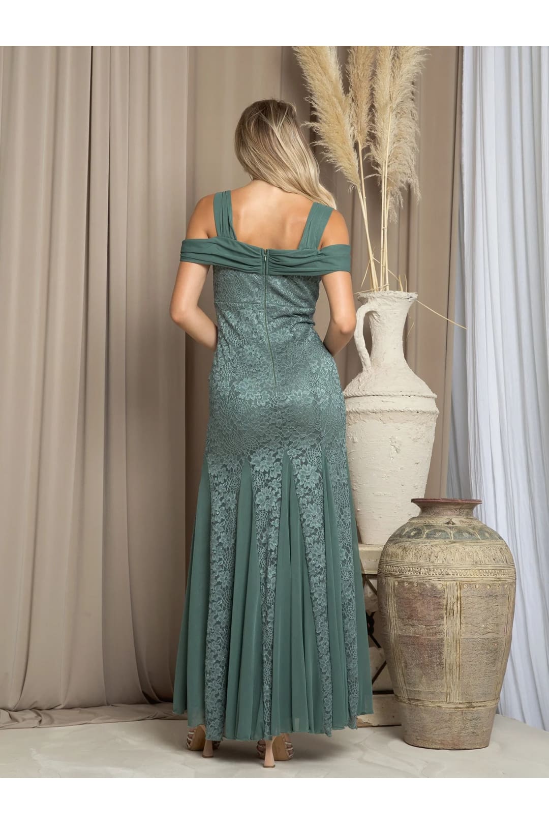 Eva USA 3475 Long Formal Glitter Evening Dress - Formal Dresses