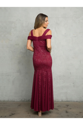 Eva USA 3475 Long Formal Glitter Evening Dress