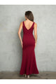 Eva USA 3482 Long Slit Fitted Formal Prom Dress - Prom Dresses