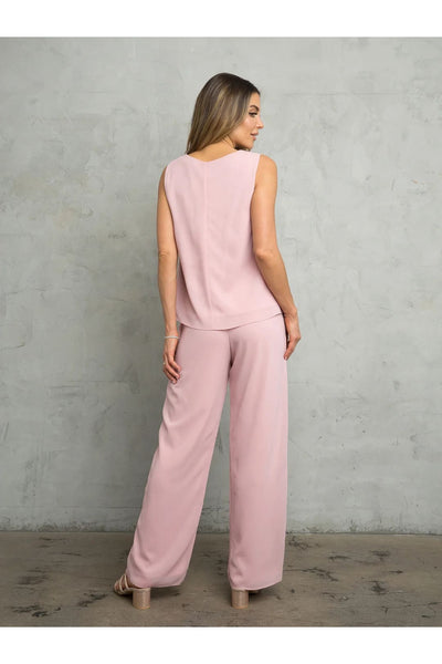 Eva USA 3483 Long Formal Floral Jacket Pant Suit - Pant Suit