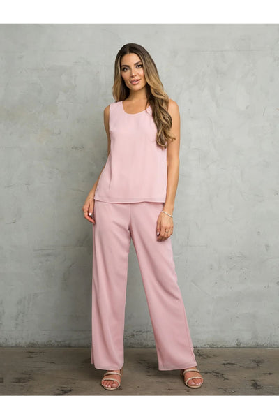 Eva USA 3483 Long Formal Floral Jacket Pant Suit - Pant Suit