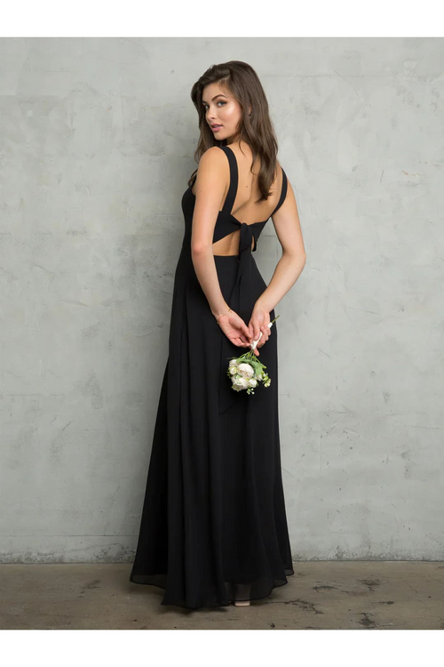 Eva USA 3485 Bridesmaids Long Slit Formal Dress - Formal Dresses