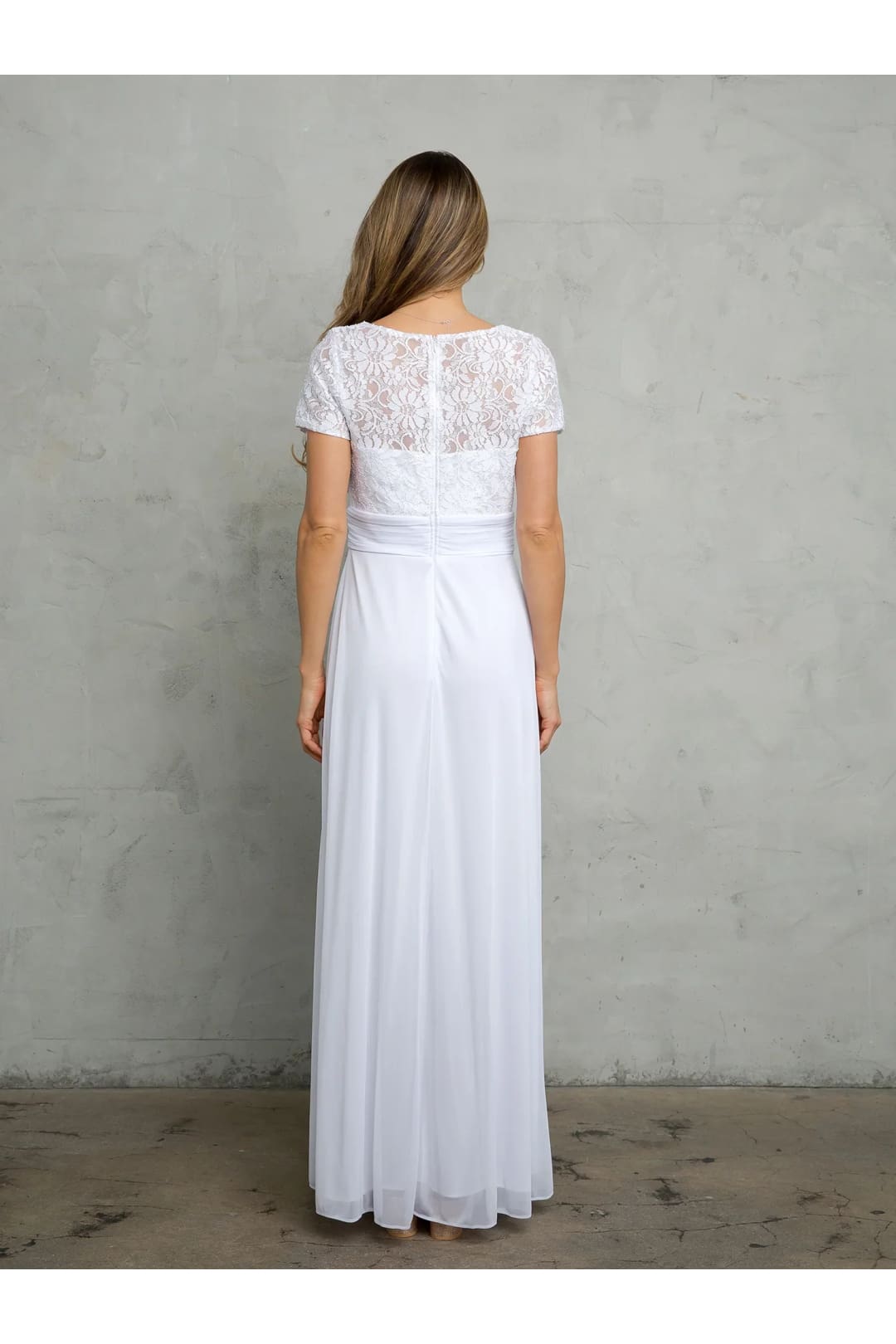 Eva USA 3486 Long A Line Formal Mother of the Bride Dress - Mother of the Bride Dresses