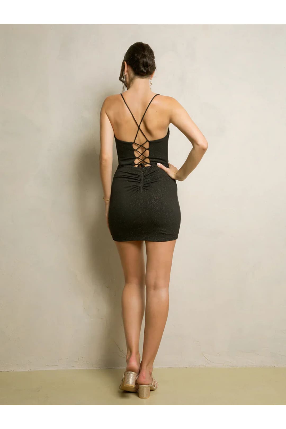 Eva USA 3487 Short Glitter Fitted Cocktail Dress - Cocktail Dresses