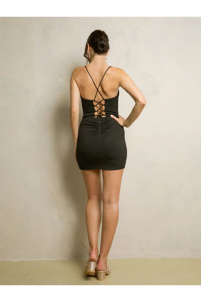 Eva USA 3487 Short Glitter Fitted Cocktail Dress - Cocktail Dresses