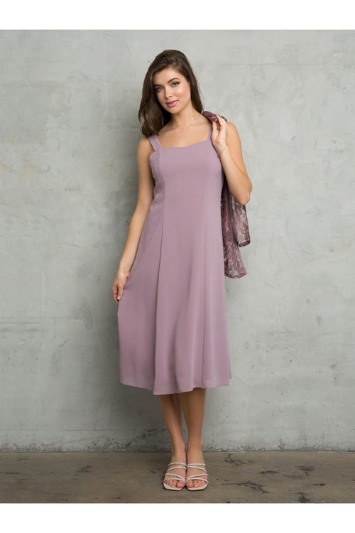 Eva USA 3489 MOB Lace Jacket Tea Length 2 Piece Dress - Dress