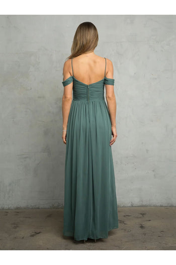 Wedding Dress Long Sweetheart Ruched Engagement Gown By Eva USA 3494