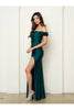 Eva USA 3522 Prom Long Fitted Formal Slit Dress - Formal Dresses