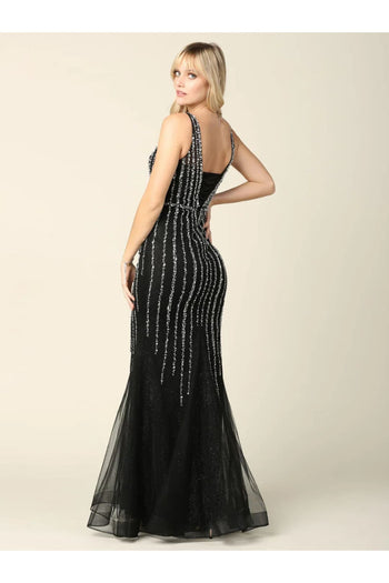 Eva USA 5231 Long Formal Sleeveless Fitted Prom Gown - Prom Long Dress