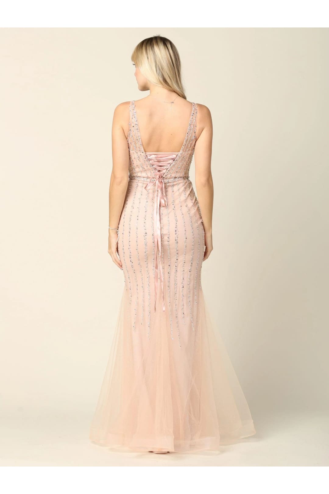 Eva USA 5231 Long Formal Sleeveless Fitted Prom Gown - Prom Long Dress