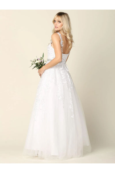 Eva USA 5232 Long Formal Sleeveless Prom Ball Gown - Prom Long Dress