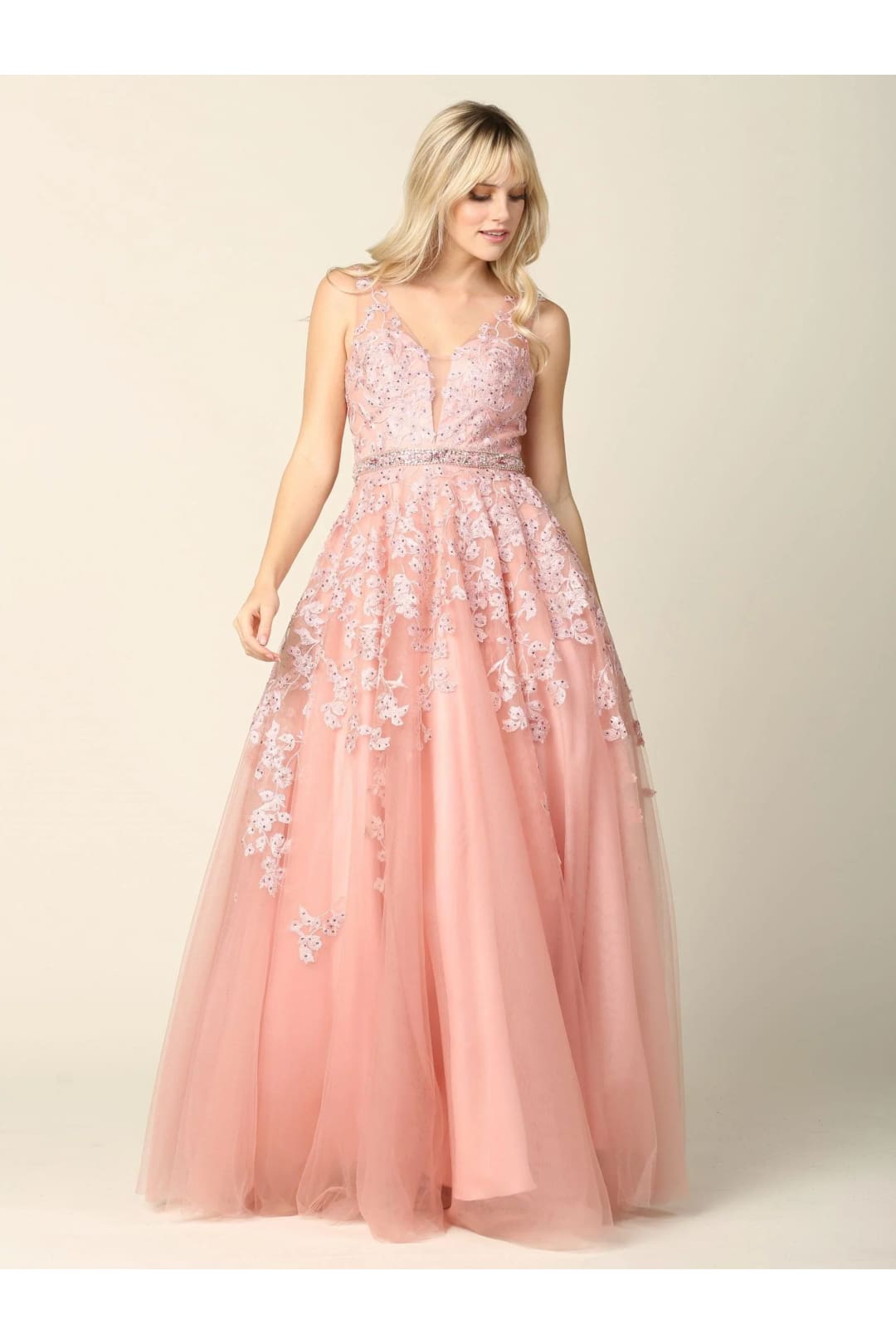 Eva USA 5232 Long Formal Sleeveless Prom Ball Gown - Prom Long Dress
