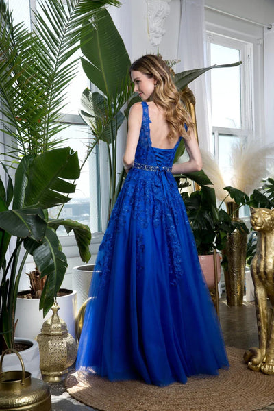 Eva USA 5232 Long Formal Sleeveless Prom Ball Gown - Prom Long Dress