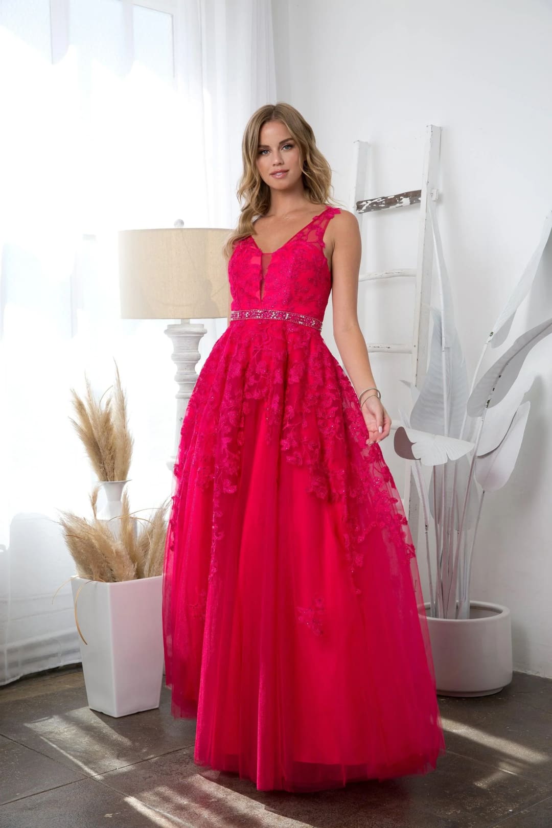 Eva USA 5232 Long Formal Sleeveless Prom Ball Gown - Prom Long Dress