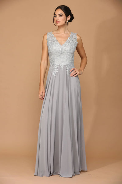 Eva USA 5233 Long Mother of the Bride Chiffon Formal Dress - Mother of the Bride Dress
