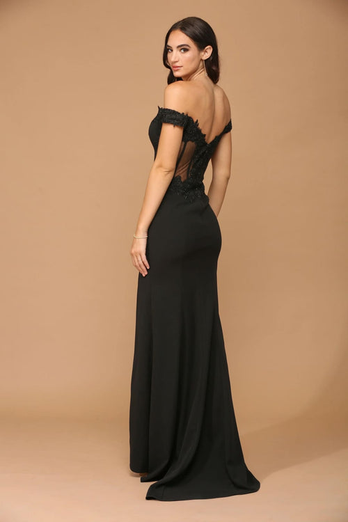 Eva USA 5237 Long Off Shoulder Formal Evening Prom Dress - Prom Long Dress