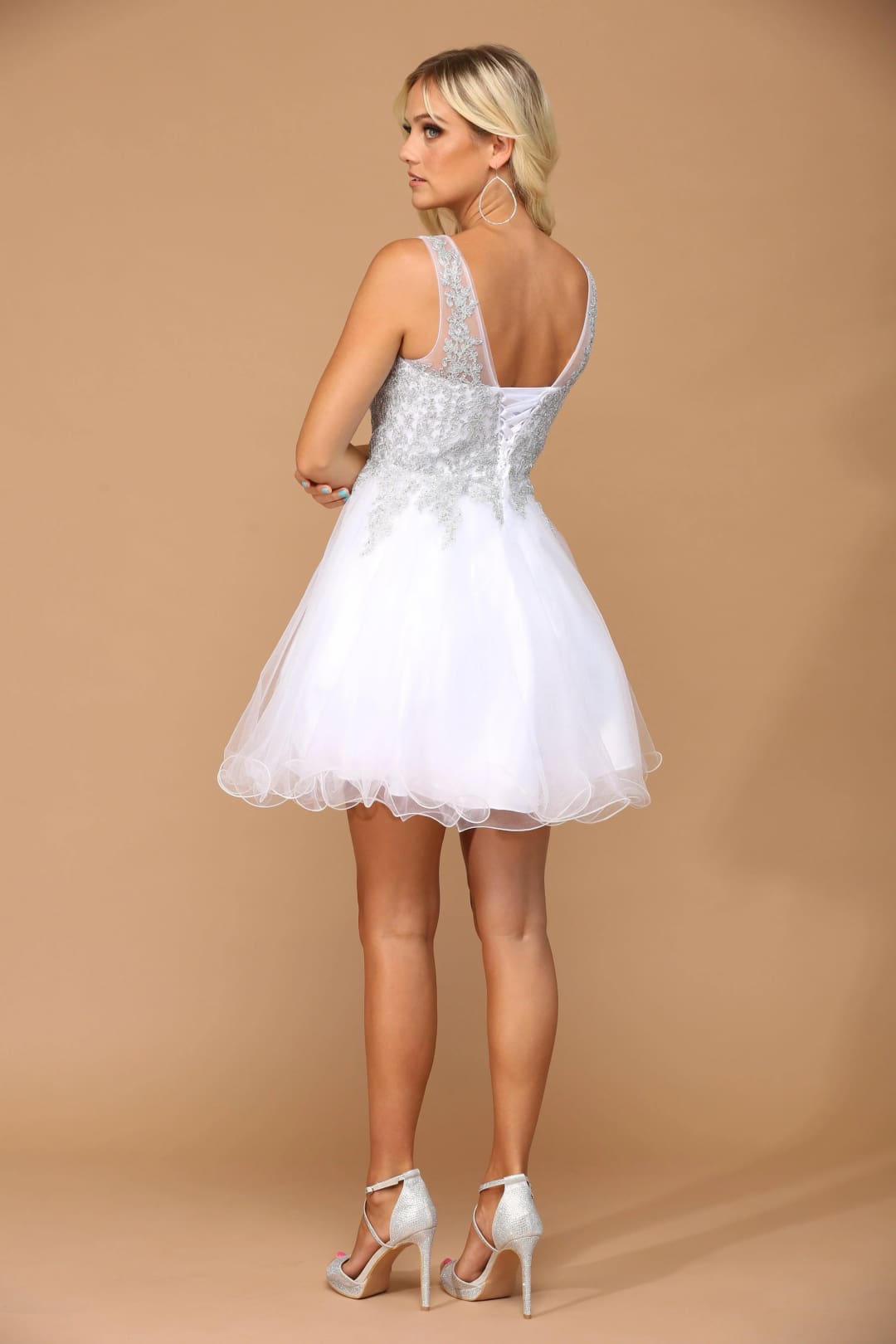 Eva USA 5238 Prom Short Sleeveless Homecoming Cocktail Dress - Prom Short Dress