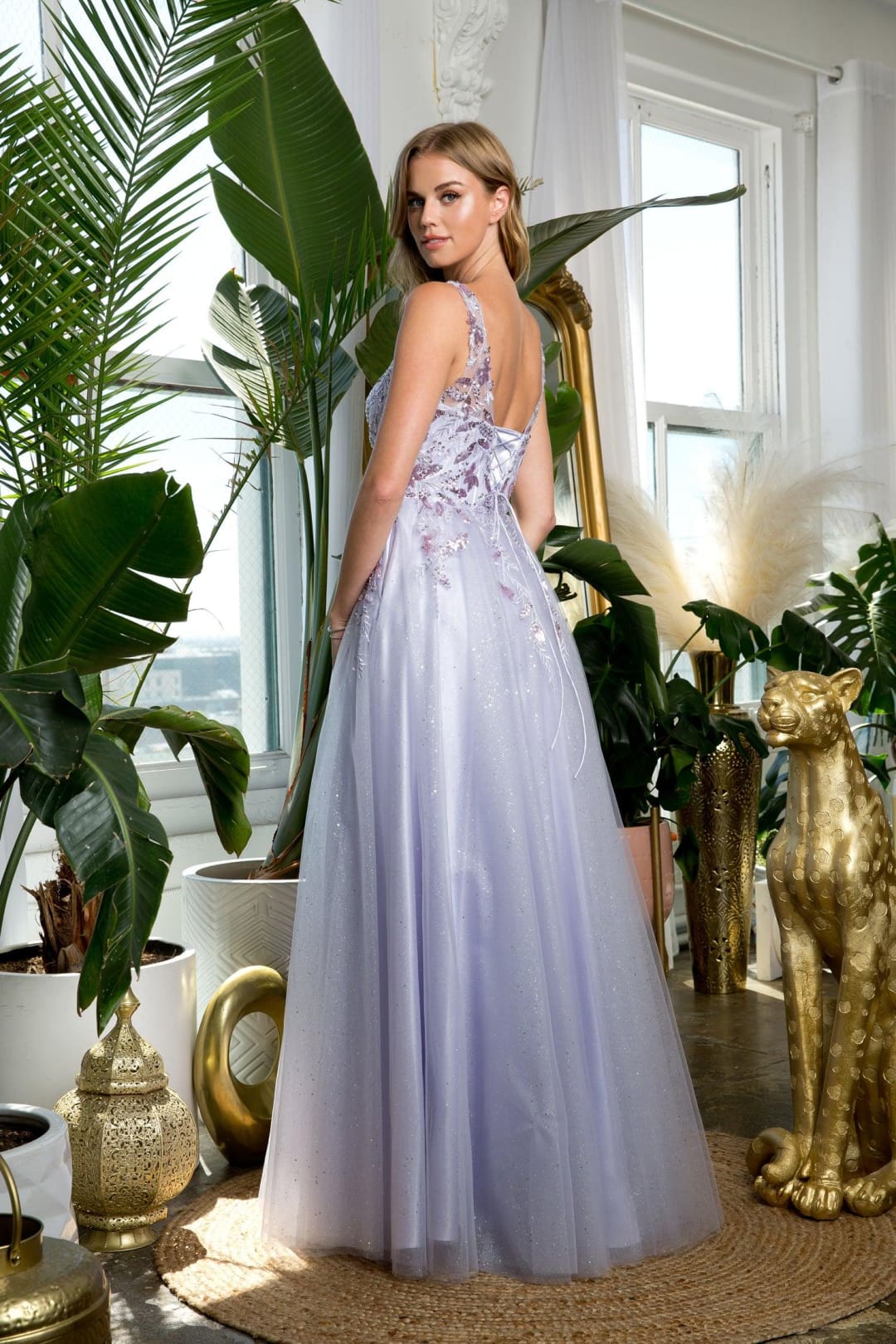 Eva USA 5244 Long Sleeveless Formal Prom Dress - Prom Dresses