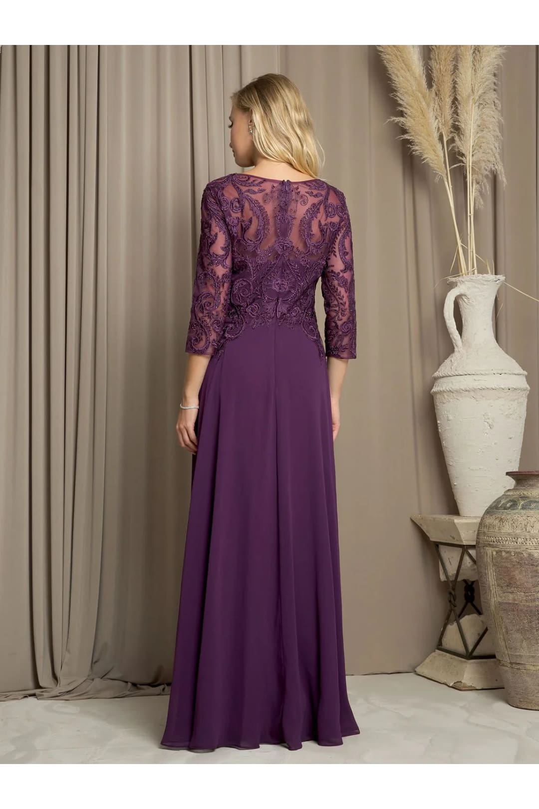 Eva USA 5248 Long Formal Mother of the Bride Dress - Mother of the Bride Dresses