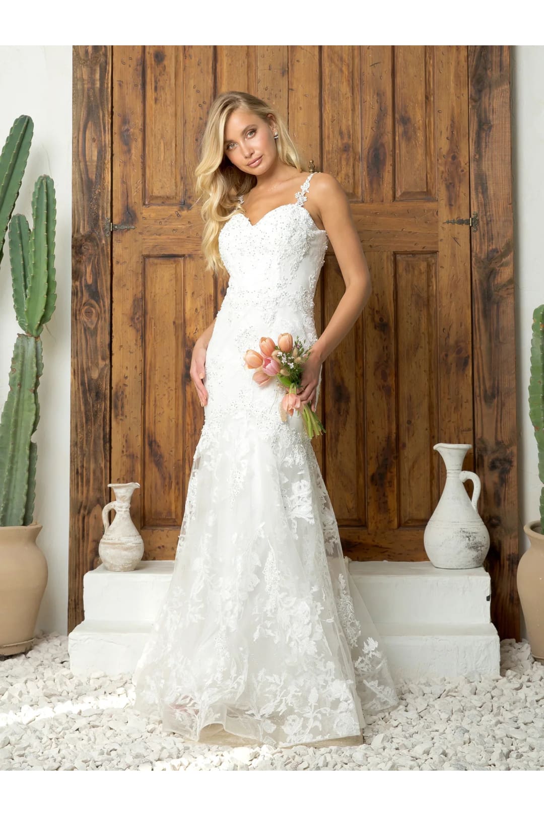 Eva USA 5250 Long Formal Mermaid Prom Bolero Dress - Formal Dresses