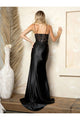 Eva USA 5256 Long Fitted Beaded Formal Prom Dress - Prom Dresses