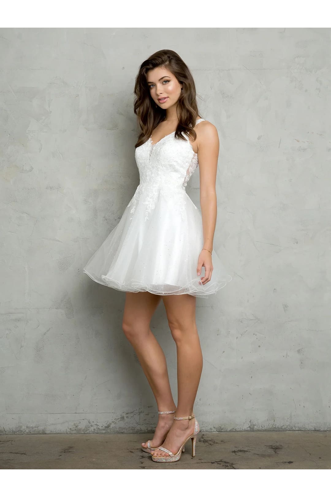 Eva USA 5267 Homecoming Short A Line Cocktail Prom Dress - Cocktail Dresses