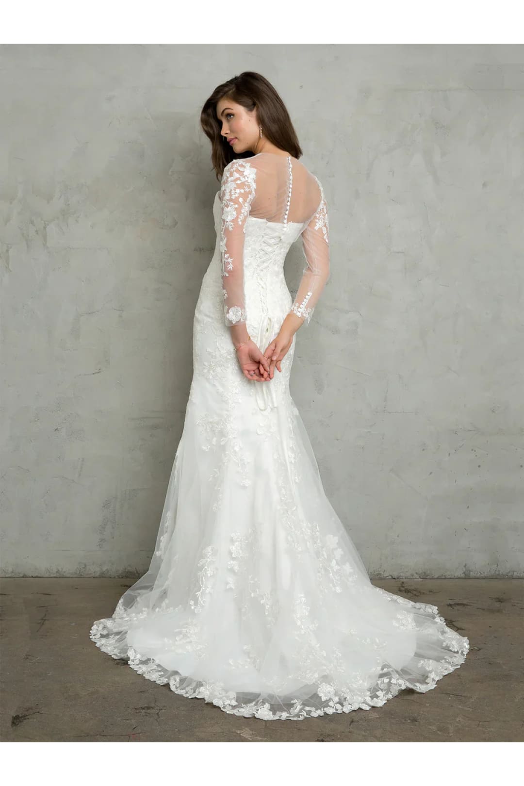 Eva USA 5268 Two Piece Long BridalGown Wedding Dress - Wedding Dresses