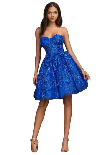 Evening Dress 2025 Applique Short Elegant Party Dress - Prom