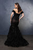 Evening Dress Off The Shoulder Feather Prom Gown By Royal Queen RQ8190 - Dress