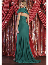 Hunter Green Bridesmaid Dresses in Satin and Plus Size Gowns by MQ1928
