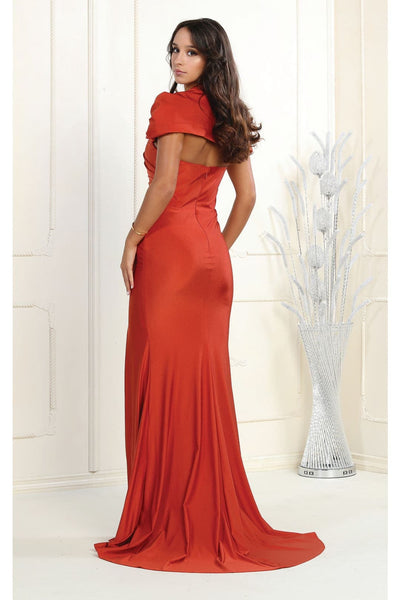 Pleated Fitted Mermaid Dress - Dress