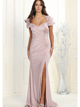 Mauve Bridesmaid Dresses in Satin and Plus Size Gowns by MQ1928