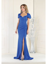 Royal Blue Bridesmaid Dresses in Satin and Plus Size Gowns by MQ1928