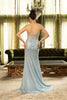 Evening Dress Strapless Sequin Mesh Gala Gown By Royal Queen RQ8155 - Dress