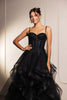 Evening Dress Sweetheart Layered Skirt Gala Gown By Royal Queen RQ8165 - Dress