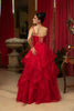 Evening Dress Sweetheart Layered Skirt Gala Gown By Royal Queen RQ8165 - Dress