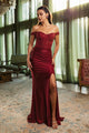Evening Dress Sweetheart Sequin Mermaid Prom Gown By May Queen MQ2148 - BURGUNDY / 4 - Dress