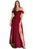 Evening Gown 2025 Sweetheart Satin Elegant Party Dress - Burgundy / 2 - Prom