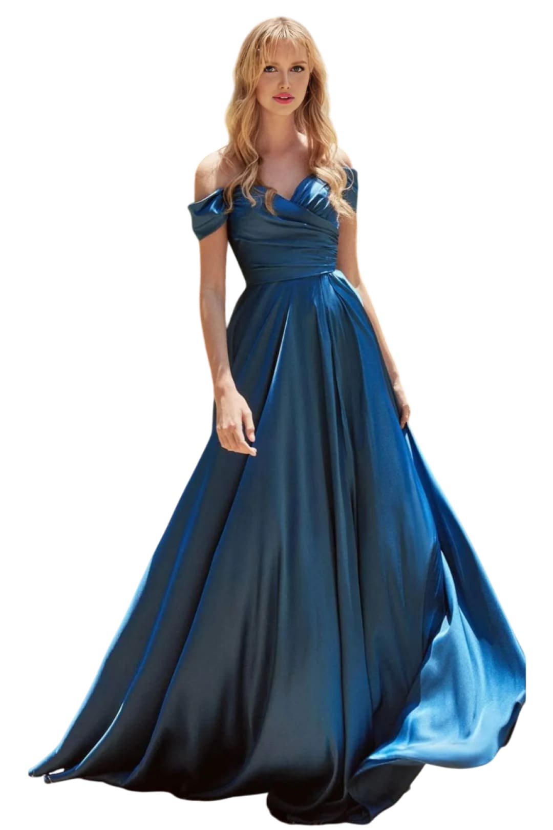 Evening Gown 2025 Sweetheart Satin Elegant Party Dress - French Navy / 2 - Prom