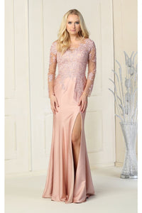 Special Occasion Dress - DUSTY ROSE / 4