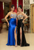 Evening Gown Straight Across Neck Mermaid By May Queen MQ2120 - Dress