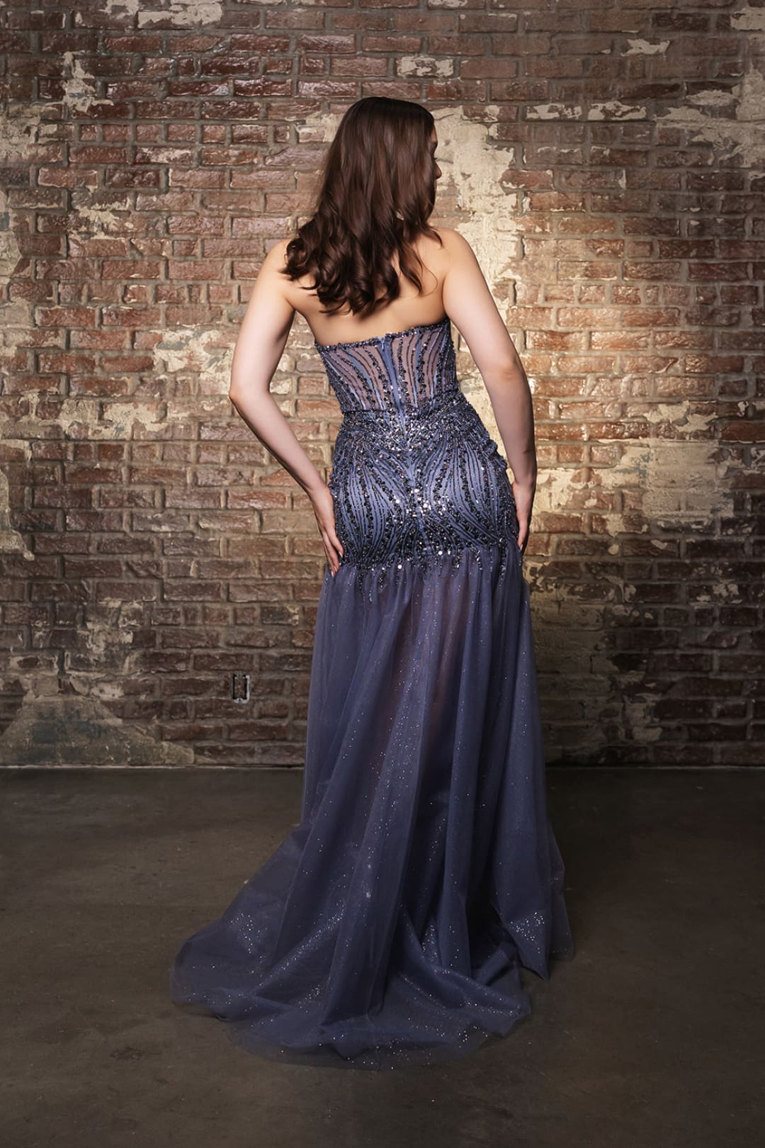 Evening Gown Strapless Sweetheart Neck Formal Dress By May Queen MQ2131 - Dress