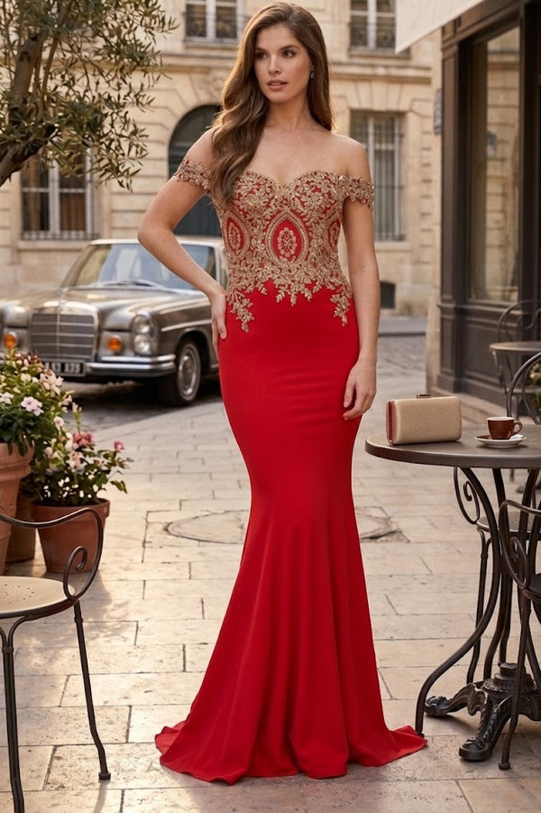 Eva USA Red Formal Dress
