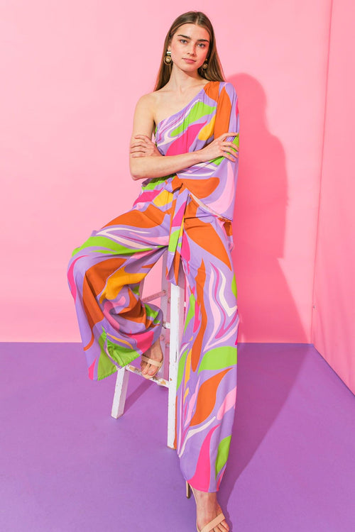 Flying Tomato LAVENDER JUMPSUIT